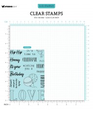 SL Clear stamp Waterfall effect Essentials