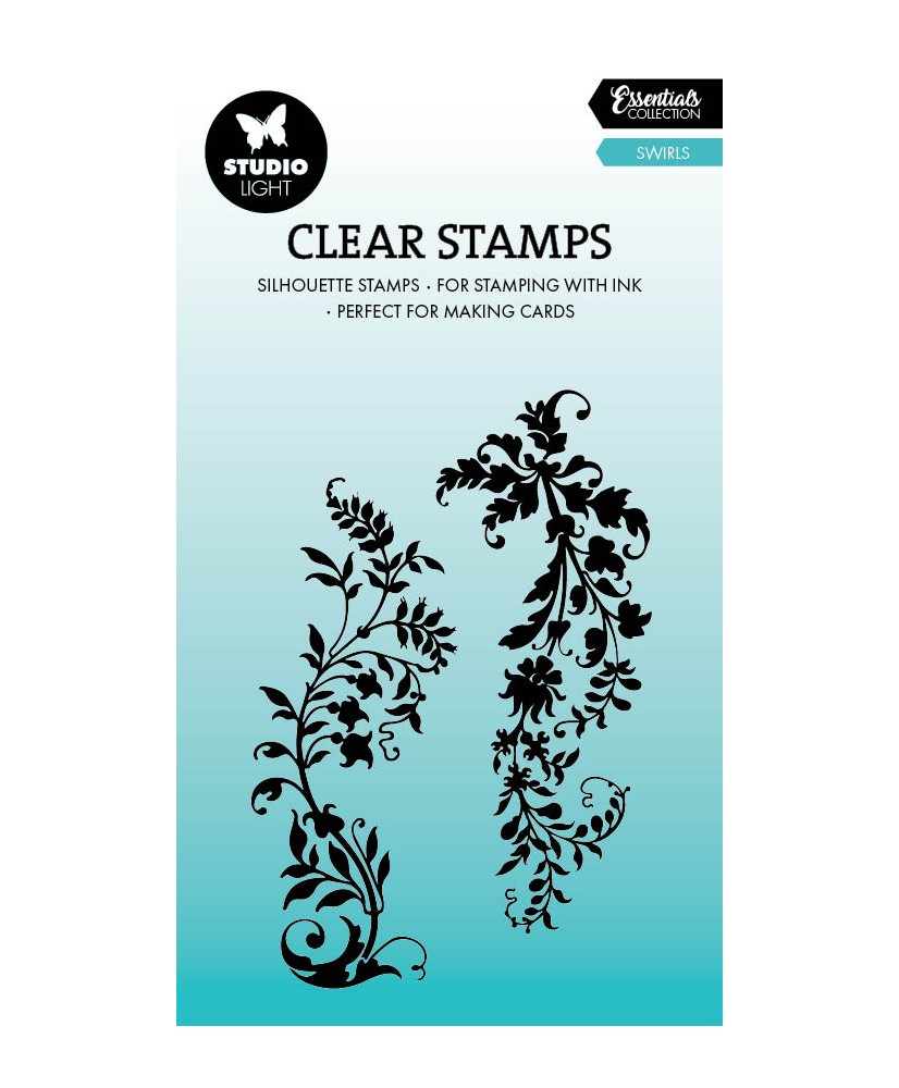 CNSL Clear Stamp Swirls Essentials 62x93x3mm 2