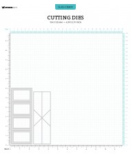 Cutting dies Pop-up cards Essentials 15x5.5cm