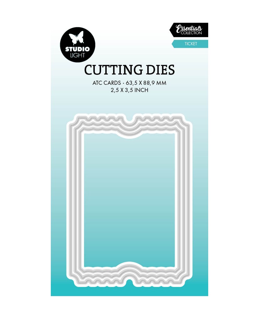 Cutting Die ATC Ticket Essentials 63.5 x 88.9mm