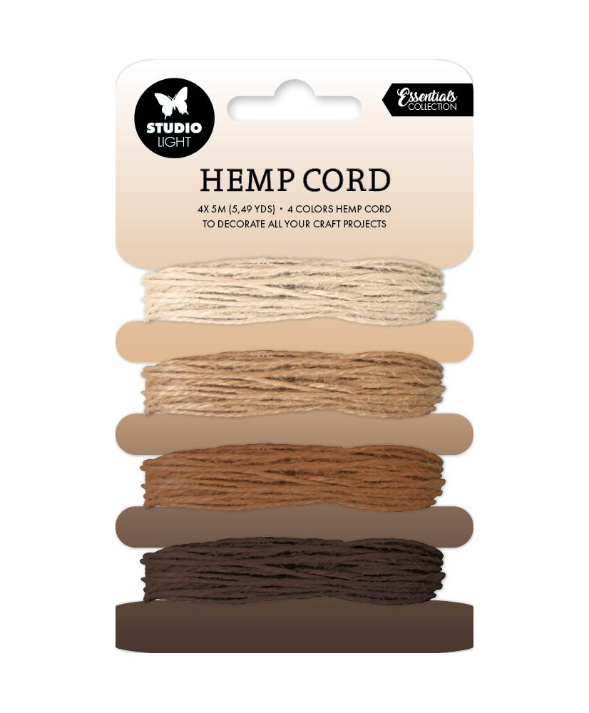 SL Hemp Cord Shades of brown Consumables