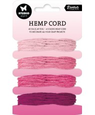 Hemp Cord Shades of Pink