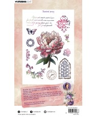 JMA Clear Stamp Timeless peony Victorian